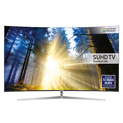 Samsung UE49KS9000 Curved SUHD HDR 1,000 4K Ultra HD Quantum Dot Smart TV, 49” with Freeview HD/Freesat HD & 360° Design, UHD Premium